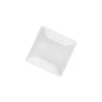 image of TableCraft 10316W - 2-3/4" Square Mini Melamine Bowl, 2-1/2 oz., 2-3/4" x 2-3/4", White, Dishwasher