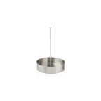 image of TableCraft 10397 Onion Ring Tower & Slider, 7" X 7" X 10", Stainless Steel, Brushed, 10-12" Height