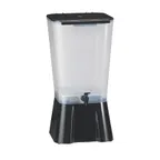 image of TableCraft 1053 5-Gallon Beverage Dispenser, 10-7/8" x 12-1/2" x 22-1/4" H, Black Poly, FDA Approved