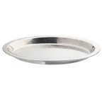 image of TableCraft Products 10547 - 9-1/8" Round Stainless Steel Pie Pan, 1" Depth, 9" Dia