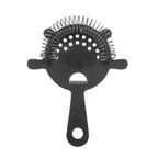 image of TableCraft Products 10556 Strainer, 4‑1/2" x 6" x 3/4", 4‑Prong, Black, 18/8 Stainless Steel