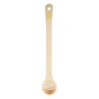 image of TableCraft 10641 Portion Control Spoon, 1 oz, 11.625" x 2" x .875", Perforated, Handle, Plastic, NSF