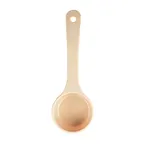 image of TableCraft 10646 Portion Control Spoon, 3 oz, 8.125" x 2.75" x 1.25", Polycarbonate Beige, NSF