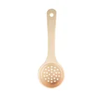 image of TableCraft Products 10647 Portion Control Spoon, 3 oz Perforated, 8.125" Length, Polycarbonate Beige