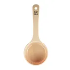 image of TableCraft Products 10654 Portion Control Spoon 6 Oz Solid Plastic Beige 8.75" x 3.375" x 1.625" NSF