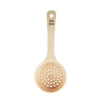 image of TableCraft Products 10655 Portion Control Spoon, 6 oz Perforated, 8.75"x3.375"x1.625", Beige