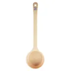 image of TableCraft 10660 Portion Control Spoon 8oz Solid Polycarbonate Beige Handle 13.375" x 3.75" x 1.75"