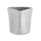 image of TableCraft Products 10676 Fry Cup 13‑Ounce Square Stainless Steel Brushed 3‑1/8"×3‑1/8"×3‑3/8"