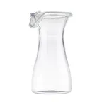 image of TableCraft Products 10715 Decanter Carafe, 11 oz Polycarbonate with Lid, Plastic, 4-12 oz Capacity