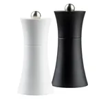 image of TableCraft 10925 - 5" Acrylic Salt & Pepper Mill Set, Black & White, 1-7" Height, Set
