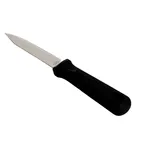 image of TableCraft 10973 Paring Knife - Stamped Point, 7.625" x .75" x .625", Plastic Handle, Stainless Blade