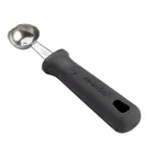 image of TableCraft 10982 Melon Baller - PerfectGrip Stainless Steel, 1.125" x 1" x 6.5", Plastic Handle