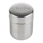 image of TableCraft Products 11051 - 6 Oz Stainless Steel Cheese Shaker, Perforated Top, Dishwasher Safe