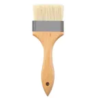 image of TableCraft Products 11079 Pastry Brush, 3"W x 0.5"D x 9"H, Beech Wood Handle, Boar Hair Bristles