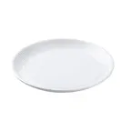 image of TableCraft Products 11148 Pulito Collection Plate, 10.5" Round Melamine Dinnerware, White Flat Design