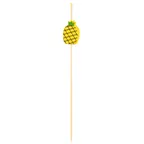 image of TableCraft Products 11201 - Pineapple Decorative Food Picks, 4"-6" Bamboo & Pinewood, - 100/Pack