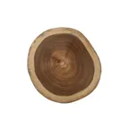 image of TableCraft Products 11298 Acacia Round Serving Board, 9" Dia. 3/4" Thick, Wooden Dinnerware Tray