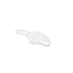 image of TableCraft Products 11402 Ice Scoop, 9-12 oz Capacity, Flat Bottom, Polycarbonate, Dishwasher Safe