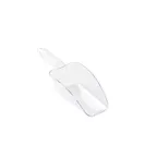 image of TableCraft 11403 Ice Scoop, 24 oz, Flat Bottom, Polycarbonate, Dishwasher Safe