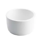 image of TableCraft Products 11411 Plastic Ramekin, 10 Oz White Melamine, 4.375" Dia x 2.5" H, Round
