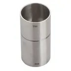 image of TableCraft Products 11415 - Stainless Steel Thimble Jigger, 1 oz & 1-1/2 oz, 200 Series
