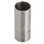 image of TableCraft Products 11416 Thimble Bar Jigger, 1.5 oz/44 ml, Stainless Steel, Dishwasher Safe