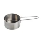 image of TableCraft Products 11435 Server Dish, 6" Diameter, 7.5 Oz, Stainless Steel Finish with Handle