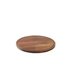 image of TableCraft Products 11440 Acacia Cake Plate Display Stand, 12.5" Dia., 1/16" H, Wood