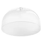 image of TableCraft 11519 Cake Dome, 11" Dia x 6-1/4" H, Acrylonitrile Plastic, BPA Free, Dishwasher Safe