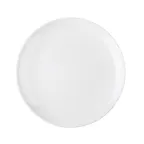image of TableCraft Products 11530 - Sierra 12" Round White Melamine Serving Platter, Dishwasher Safe, NSF