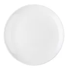 image of TableCraft 11532 - Sierra 14" White Round Melamine Serving Platter, Dishwasher Safe, NSF