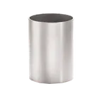 image of TableCraft Products 1155 Sugar Packet Holder, 2" Dia. x 2-3/4", Stainless Steel, Dishwasher Safe