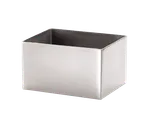 image of TableCraft Products 1157 - Sugar Packet Holder, 3-1/4" x 2-1/2" x 1-3/4", Stainless Steel, Dishwasher Safe