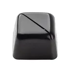 image of TableCraft 11577 Menu Card Holder, 2" x 2" x 1.375", Stainless Steel, Black Hammered