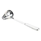 image of TableCraft 11631 - Holden 1 oz. Stainless Steel Ladle, 11.75" x 3.5" x 2", 1/2 to 1-1/2 oz, Handle
