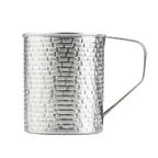image of TableCraft 11660 Brickhouse 24oz Stainless Steel Mug, 5-5/8" x 4" x 4", 200 Series