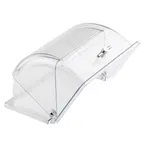 image of TableCraft 11688 Polycarbonate Dome Display Cover, 13-1/4" x 10-7/8" x 7-1/2", Hinged, Fits Crates