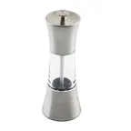 image of TableCraft Products 11689 Salt & Pepper Mill Set, 4 oz, 2-1/2" Dia, 7" H, 18 Gauge Stainless Steel
