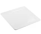 image of TableCraft Products 11776 - Ridge Collection Square Serving Platter, 16" x 16" x 1" Melamine, White