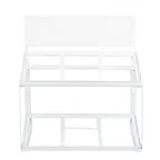 image of TableCraft 11794 Tiered Stand, 21.5"W x 13.5"D x 22.25"H, White Steel, 1-2 Tiers, Gastronorm