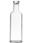 image of TableCraft 11799 Decanter Carafe 34 oz Clear Styrene Acrylonitrile 3.5"W x 3.5"D x 11.25"H with Lid