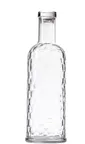 image of TableCraft 11800 Decanter Carafe, 34 oz Styrene Acrylonitrile, 3.5”W x 3.5”D x 11.25”H, Honeycomb Lid