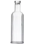 image of TableCraft Products 11801 - 34oz Clear Fluted Styrene-Acrylonitrile Carafe, 3.5"W x 3.5"D x 11.25"H