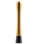 image of TableCraft 11814 Muddler - 8" 18/8 Stainless Steel, Gold, 1.375" W x 1.375" D, 8.125" H