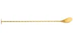 image of TableCraft Products 11816 Bar Spoon, 11" Long, 18/8 Stainless Steel, Gold