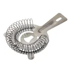 image of TableCraft 11825 Bar Strainer – 5.75"W x 3.625"D x 0.875"H, 2‑Prong, 18/8 Stainless, Gunmetal
