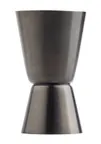 image of TableCraft Products 11827 Jigger – 0.5 oz / 1 oz, 1.5"W x 1.5"D x 2.625"H, 18/8 SS Gunmetal