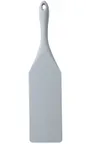 image of TableCraft Products 11834 Spatula Spurtle, 3"W x 0.75"D x 12.5"H, Silicone Over Nylon, Gray, NSF