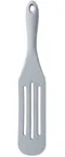 image of TableCraft Products 11838 Slotted Spurtle, Silicone Over Nylon, 1.875"W x 0.75"D x 10.375"H, Gray