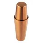 image of TableCraft Products 11868 Cocktail Shaker, 18 oz, 2pc, 18/8 Stainless Steel Bronze PVD Finish,6.75"H